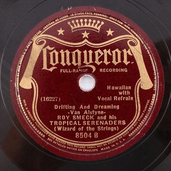Roy Smeck - Let Me Call You Sweetheart / Drifting & Dreaming - 10" 78rpm Record - Picture 5 of 8